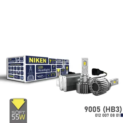 NIKEN 012 007 08 01 Led Xenon Nova Soft Serısı 9005 (Hb3) (55w)