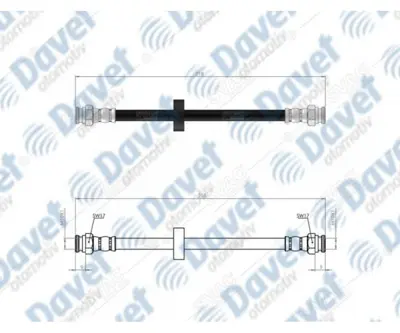 SVAC 300129 Arka Fren Hortumu Doblo 10-- Combo D 95510397