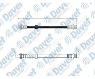 SVAC 71-0105 Fren Hortumu Arka Sol Sağ Mazda 323 89-01 B45543810A
