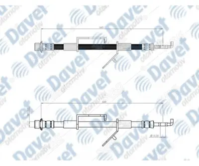 SVAC 76-0127 Fren Hortumu On Sağ Corolla Aurıs 07 -> Verso 09 -> 90947W2012