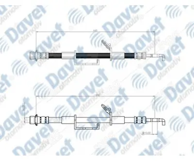 SVAC 76-0128 Fren Hortumu On Sol Corolla Aurıs 07-> Verso 09-> 90947W2013