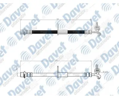 SVAC 760156 On Sol Fren Hortumu Hılux 4x2 06-> 90947T2004