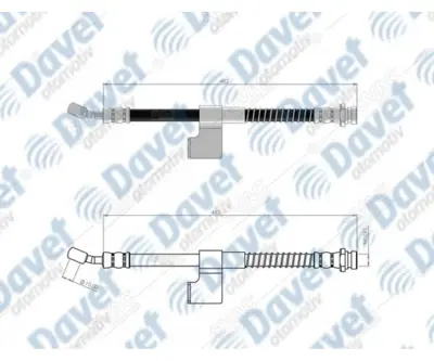 SVAC 800168 On Fren Hortumu Elantra 00-> 46206M0200 587311D000 587311D000DS 587322D000 587322D000DS