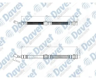 SVAC 800171 On Sağ Fren Hortumu Trajet 01-08 587323A000