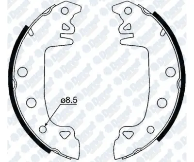 SWAPP 454001P Fren Balatası Arka Kampana  R12-M131-C15 Percınlı 1300150 1527717 1531939 3516112 39722199 39722399 4162186 4216652 4241A4 4277108
