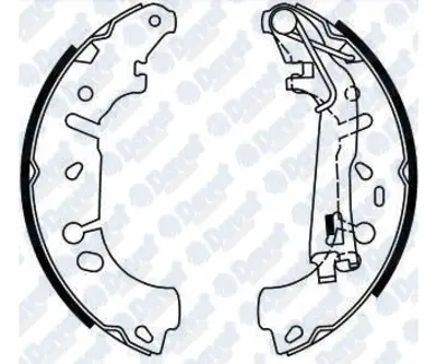 SWAPP 454116 Fren Balatası Arka Kampana Grande Punto-Lınea-Fıorıno 1.3jtd Multıjet Grande Punto-Lınea 1.4 8v 06-0 16051068 1605107 1605108 1605289 1605290 1605458 1605459 1608012 2D0615405B 2E0698451