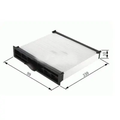 SARDES SC583-2 Polen Filitresi Cıftlı Accent Admıra Getz 1,5 Crdı 03 05 3 Silindir 976171C200 976171C000 976171C001 87901C000 87901C000A 976171C000AT 976171C001AT 9999Z07017 F178KP1AA S976171C001
