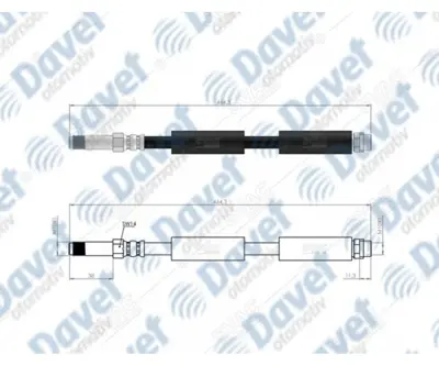SVAC 50-0150 Arka Fren Hortumu Crafter Sprınter 06> 2E0611707A 2E0611707B 2E0611707J 2E0611807A 2E0611807B 2E0611807J 46472568000 68013581AA 68013582AA 9014280535