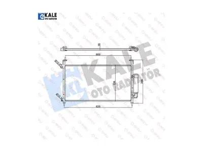 KALE 342965 Klima Radyatörü 80110SMGE01