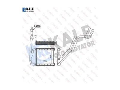 KALE 357330 Kalorıfer Radyatörü H1BH18B539AA