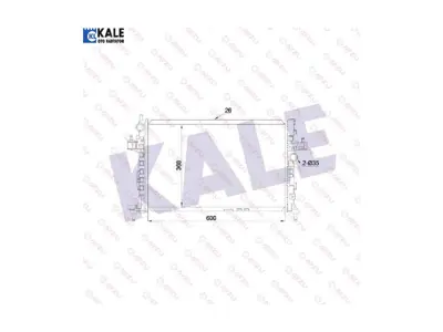 KALE 347495 Motor Su Radyatoru Brazıng Y13dt Z13dt Z13dth Y17dt Corsa C Tıgra B 13002591300261