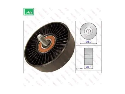 ALT 05007 Alternator Gergi Rulmanı Accent Iv Elantra I20 Ix20 I30 Ix35 I40 Veloster 1.4 1.6 1.6cvvt 1.8 1.8fle 05007