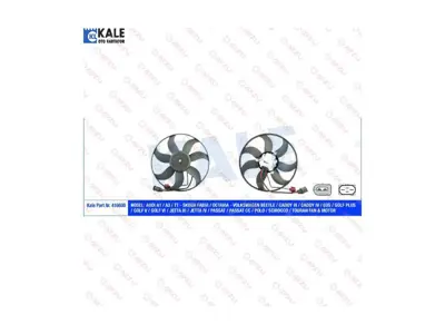 KALE 416600 Fan Motoru 1K0959455FF, 1K0959455BC, 1K0959455CS, 1K0959455EA, 1K0959455P, 1K0959455FP, 1K0121205J, 1K0959455CQ, 1K0959455CT, 1K0959455DG