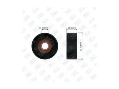 AKD OP138122 Alternator Gergi Rulmanı (Tek Rulman)   Astra G 2.0 Xev 1004549, 1069359, 1073485, 1079155, 1113611, 11281247647, 11281407520, 11281427250, 11281427252, 11281428252