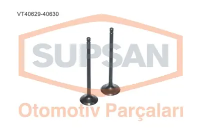 SUPSAN VT-40629-40630 Subap Takımı Ford Ranger 2.5tdcı 16v 1449108 1449109 6M346505AA 6M346507AA WE0112111 WE0112121