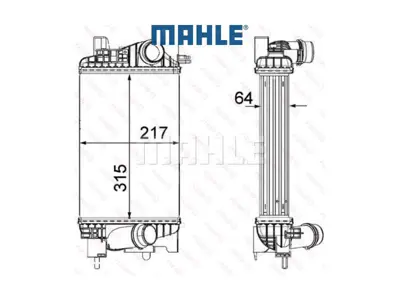 BEHR MAHLE CI262000P Turbo Radyatoru A13dte Astra J 10455506 1200172 1202003 1202011 1202110 1202128 1202131 1202137 1202142 1202172