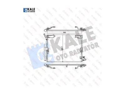 KALE 342640 Klıma Radyatoru Land cruıser 100 4.2 td   4.7 98+ (Kurutucu Ile) 1466007660 8846060031 8846060260 8846060261 8884060040 940375