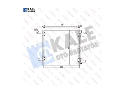 KALE 345515 Klıma Radyatoru  Mercedes-Benz M-Class 1635000003 16383000170 1638300070 1638300071 1638300170 1638300316 8062019 8062079 8FC351306201 A16383000170