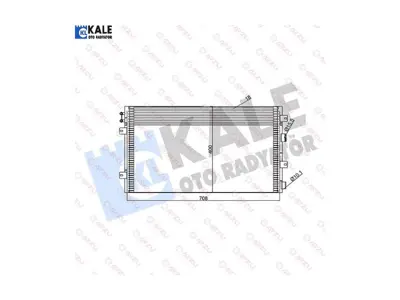 KALE 345645 Klıma Radyatoru  Sebrıng 350032 4800267AA 5017621 5017621AA 5096228AA 5143437AB 5143537AA 5143537AB 5161642AA 8182017
