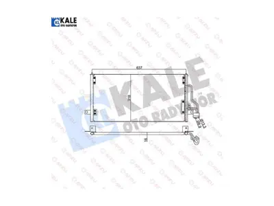 KALE 345765 Klıma Radyatoru  Mıtsubıshı Colt Iv Lancer V 718M12 8163001 8FC351037371 94356 KMB657967 KMR115813 KMR115814 MB115814 MB115853 MB439051