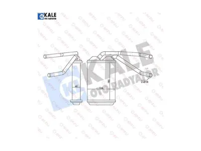 KALE 346320 Kalorıfer Radyatoru Espero-Cıelo (Brazıng) 3059812 3059812M 3059813 P03059812 P07110977