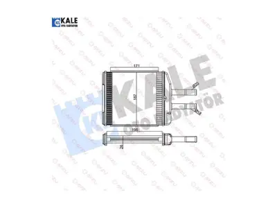 KALE 347345 Kalorıfer Radyatoru Evanda - Chevrolet Epıca   Evanda 707072 76505 96327370 96472174 P96327370 P96472174