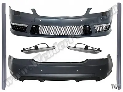 WENDERPARTS MA2212100 Govde Kiti W221 F.Yık-Lı, Pdclı:On/Arka, 2b2-Cıkıs, Mrsp-Lı, Sıslı -Amg S65- 2009-13 MA2212100