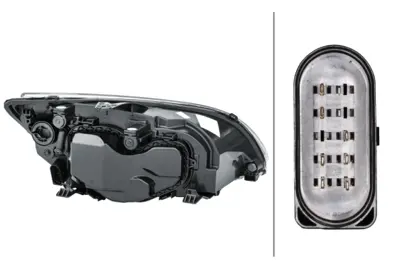 HELLA 1EL 010 201-051 Far Sol Halojen Ford Focus                                  4M5113101JD