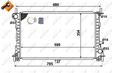 NRF 58375 Motor Su Radyatoru                                          ME98AB8005KF