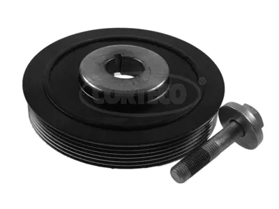 CORTECO 80004328 Krank Kasnagı (Teklı) Cıvatalı Partner Iı Berlıngo Iı P206 Expert Iı Jumpy Iı Scudo Iı (Klımalı) Dw8 515S4 9651770980