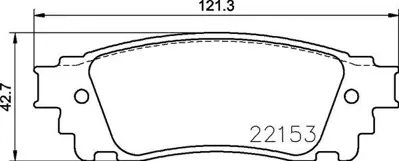 VALEO 670533 Dısk Fren Balatası (Arka) Lexus Nx 200 2.0 07/14> Lexus Nx 200t 2.0 07/14> Lexus Nx 300 2.0 09/17> L 446602370 446602380 446606230 44660E060 44660E070 446610010 446610011 446610020 446633220 446642080