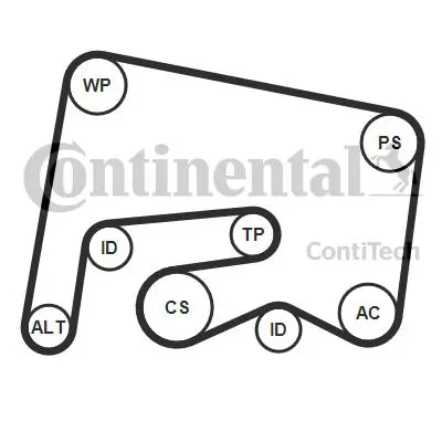CONTINENTAL CONTITECH 6PK2155K1 Kanallı V Kayıs Setı 109970692 109971992 109975992 109977992 10997799264 109978292 109978692 109978792 109978892 109979192