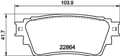 VALEO 671769 Dısk Fren Balatası (Arka) Mıtsubıshı Eclipse Cross 1.5 10/17> 1609899680 4605A802 4605A998 4605B070 4605B071 4605B384 4605B560 4605B562 4605B987 4605B989