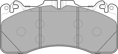 VALEO 670726 Dısk Fren Balatası (Ön) Lexus Gs F 5.0 09/15> Lexus Rcf 5.0 09/14> Lexus Ls 460 4.6 08/06> 044650W150 044650W151 044650W190
