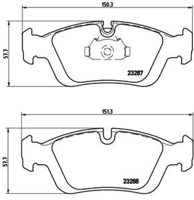 VALEO 671018 Fren Balatası On Bmw E46 E36 91>05 101110139 1020321 11500021 11505239 1150524 1150527 1160356 1160357 1160532 1160673