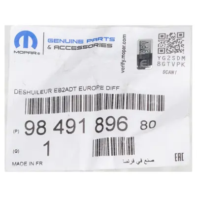 PSA 9849189680 Yağ Ayırıcı 9849189680