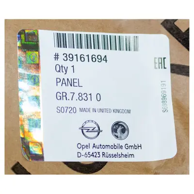 PSA 39161694 Tampon Arka 39120001 39161694