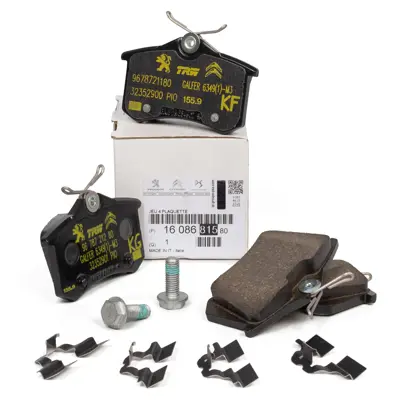 PSA 1608681580 Arka Fren Balata C4 Iı 1607083280 1608520380 1608681580 1611456380 1613193480 1616872680 1617250180 1617250480 1619790680 1623180580 1668247480 425223 425232 425233 425241 425396 425420 425428 425441 425467 4254C1 4254C5