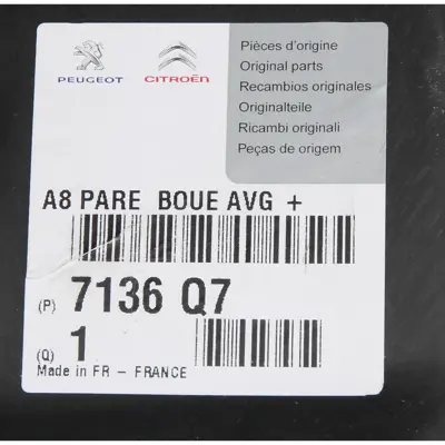 PSA 7136.Q7 Çamurluk Davl.Sol C3 7136Q7 7136CG