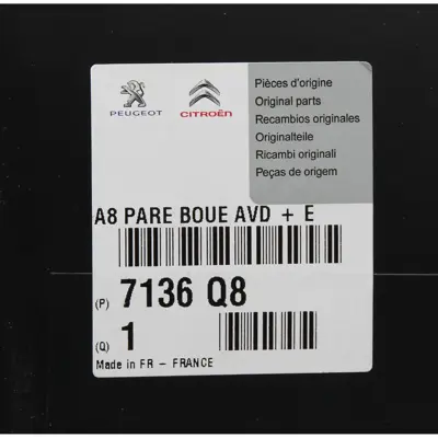 PSA 7136.Q8 Çamurluk Davl.Sağ C3 7136Q8