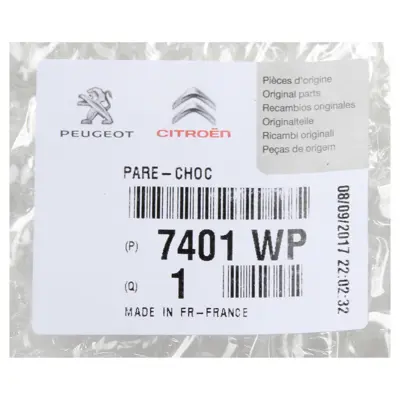 PSA 7401.WP Ön Tampon Ds3 7401WP 401WP