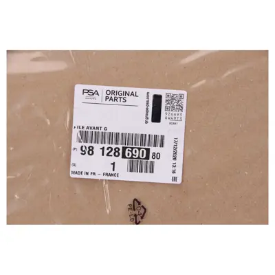 PSA 9812869080 Ön Çamurluk Sol C3 B618 9812869080
