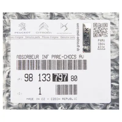 PSA 9813379780 Ön Tampon Darbe Emıcı 9813379780