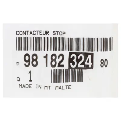 PSA 9818232480 Fren Pedal Müsürü 9670430580 9804869480 9818232480 453470 453448 1606480480 3637699 3647106 3467106 453082