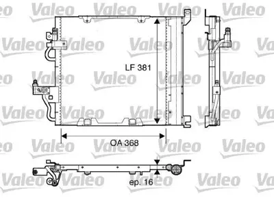 VALEO 812747 Klima Radyatoru Z13dth Z17dtl Z19dt Astrah Zafıra B 13129195
