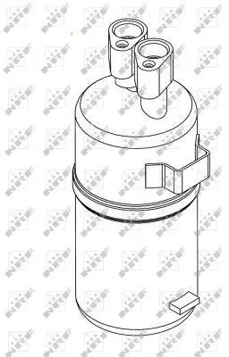 NRF 33221 Klima Kurutucu Megane Iı 8671017788 A4158300400