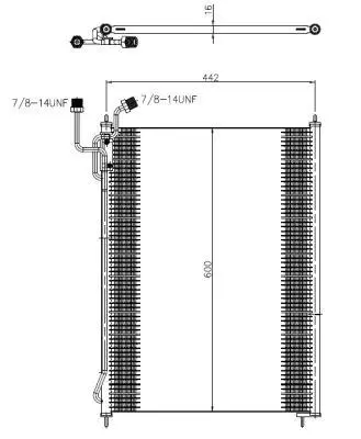 NRF 350503 Klima Radyatoru Mercedes Axor 2528 3028k 1829 5001254