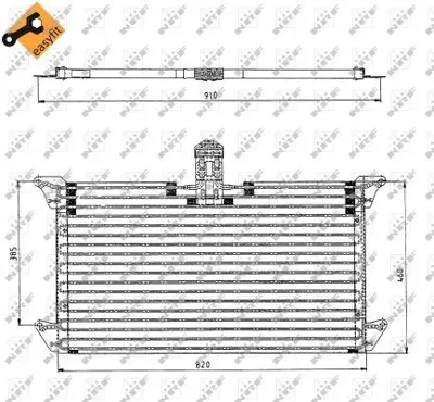 NRF 35061 Klima Radyatoru Scanıa 4 Serısı 96 > R&T Kabın 1449757
