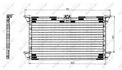NRF 35062 Klima Radyatoru Scanıa 4 Serısı 96 > P Kabın 1449779