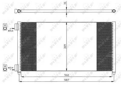 NRF 35496 Klima Radyatoru Doblo 1,3 1,9 Jtd - D 01> Punto 1.2 99>10 46821270